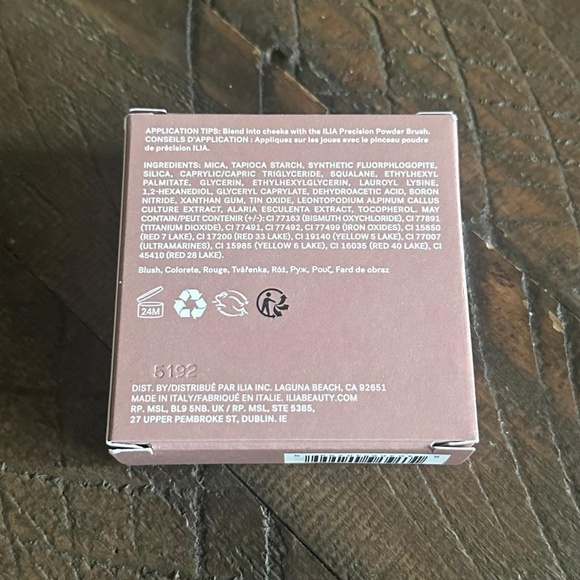 NIB ILIA Soft Focus Blurring Powder Blush, Talc-Free, Closer - Baby Pink - Picture 6 of 6